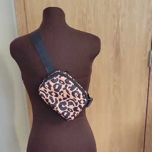 Leopard Print Crossbody Bag